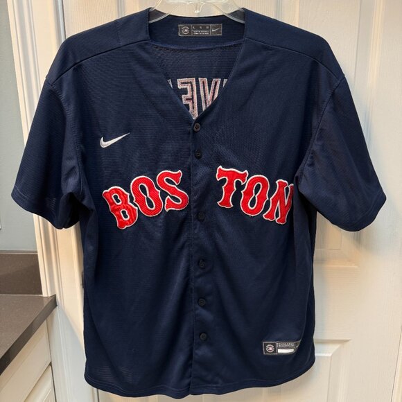 Rafael Devers Nike Boston Red Sox #11 Alternate Blue Road Jersey Size XL - Picture 1 of 7
